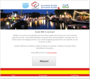 Sponsoring - Gratis Wifi in Lemmer screenshot